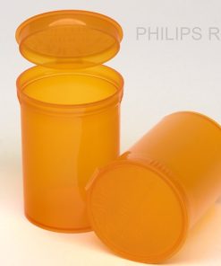 PHILIPS RX® 19 Dram Translucent Amber Pop Top