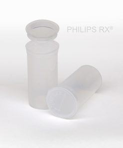 PHILIPS RX® 13 Dram Translucent Clear Pop Top