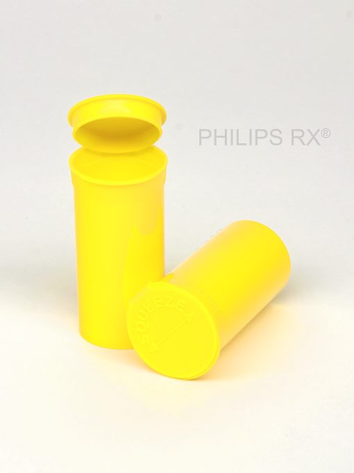 PHILIPS RX® 13 Dram Opaque Lemon Pop Top