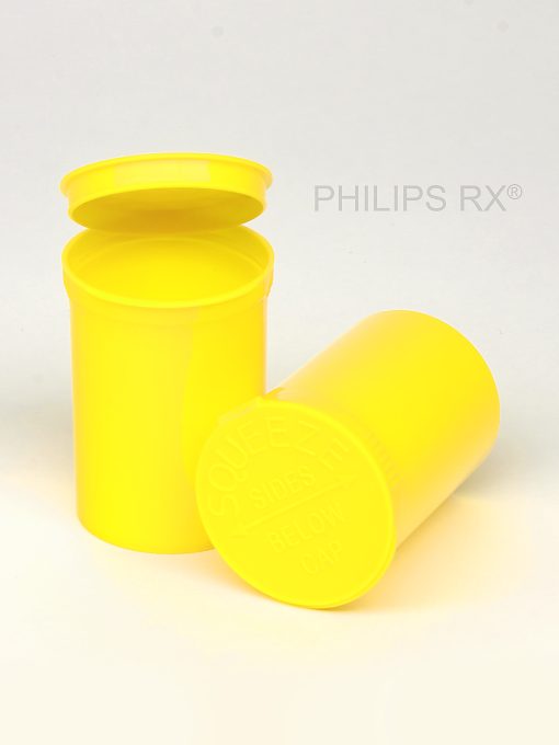 PHILIPS RX® 30 Dram Opaque Lemon Pop Top