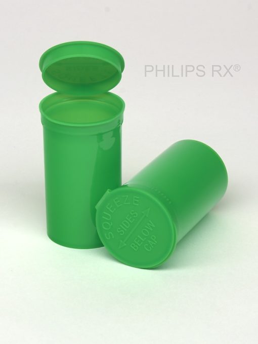 PHILIPS RX® 19 Dram Opaque Lime Pop Top