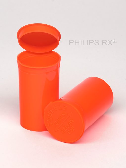 PHILIPS RX® 19 Dram Opaque mango Pop Top