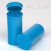 PHILIPS RX 13 Dram Opaque Blueberry Pop Top Containers