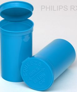 PHILIPS RX 19 Dram Opaque Blueberry Pop Top Containers