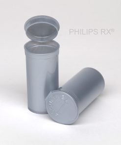 PHILIPS RX® 13 Dram Opaque Silver Pop Top