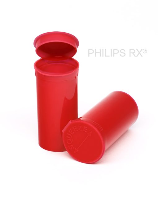 PHILIPS RX® 13 Dram Opaque Strawberry Pop Top