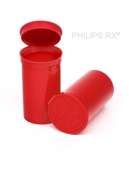 PHILIPS RX® 19 Dram Opaque Strawberry Pop Top
