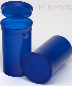 PHILIPS RX® 19 Dram Translucent Blue Pop Top
