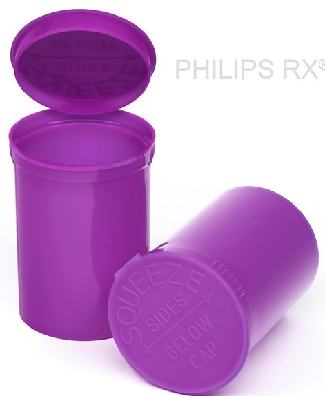 PHILIPS RX® 30 Dram Opaque Grape Pop Top