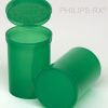 PHILIPS RX® 30 Dram Translucent Green Pop Top