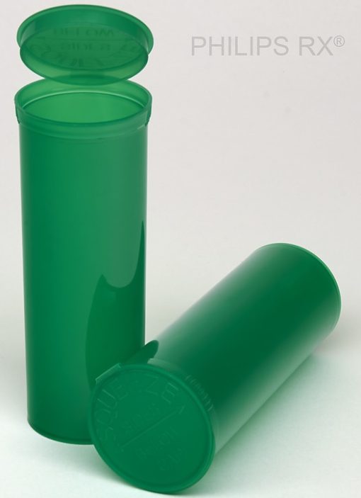 PHILIPS RX®60 Dram Translucent Green Pop Top
