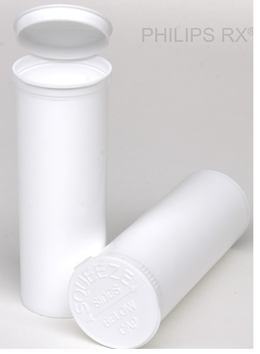 PHILIPS RX® 60 Dram Opaque White Pop Top