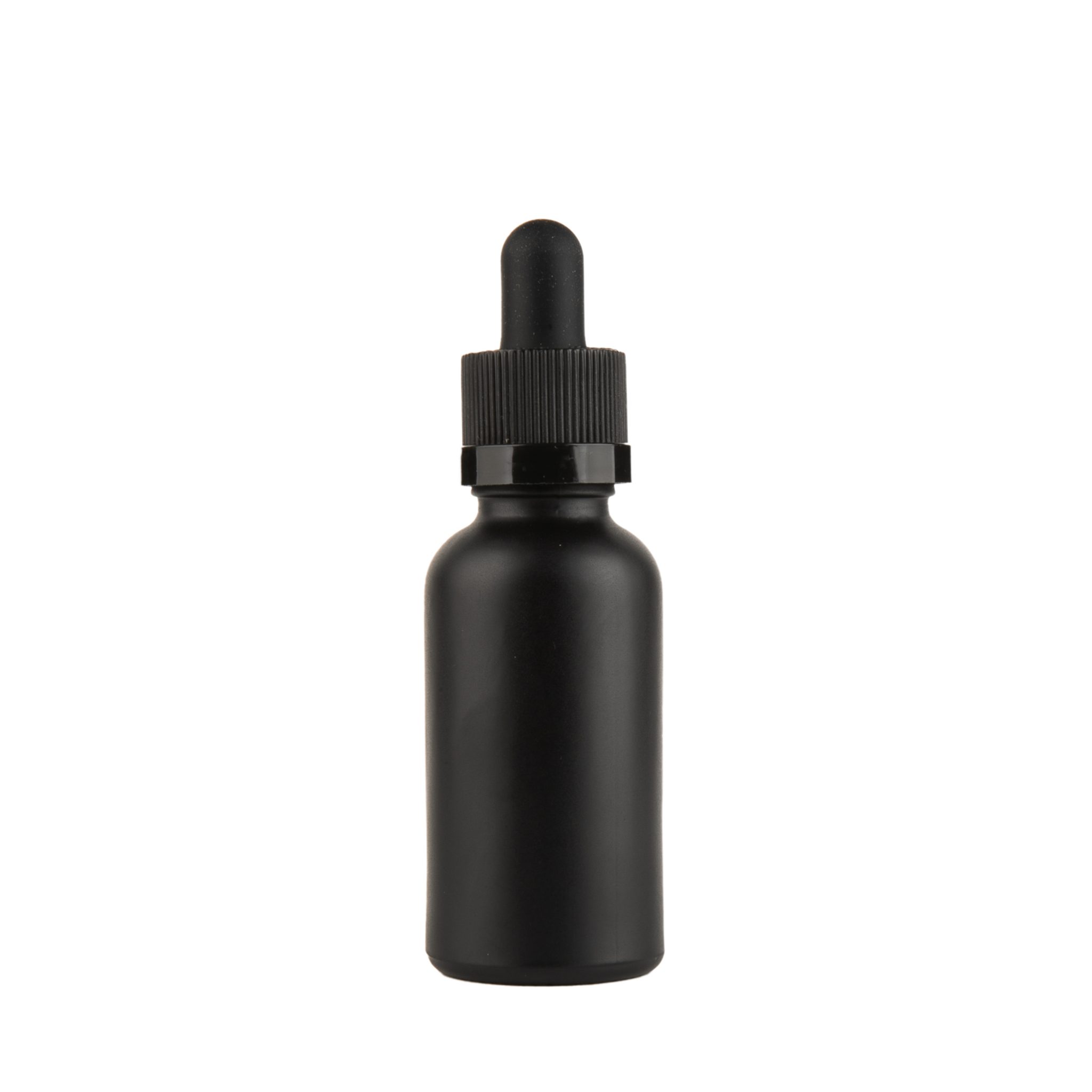 30ml/1oz Matte Black Glass Tincture Bottles