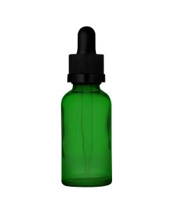 50ml Green Glass Tincture Bottles with Child Resistant Dropper Cap