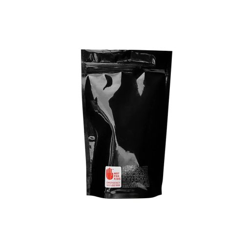 1/8 Ounce Clear Black Mylar Bag WA - 3.5 Grams