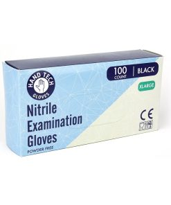 Hand Tech Black Nitrile Powder Free Gloves