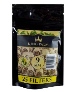 King Palm Natural Corn Husk Cooling Filters – 9mm