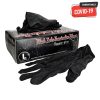 Skintx Black Latex Powder-Free Gloves
