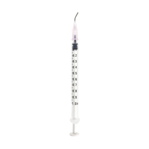 1ml Syringe with Pink Vape Cartridge Applicator