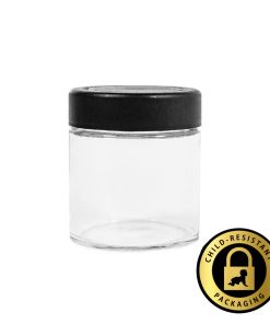 3oz Glass Jar Child Resistant Lid