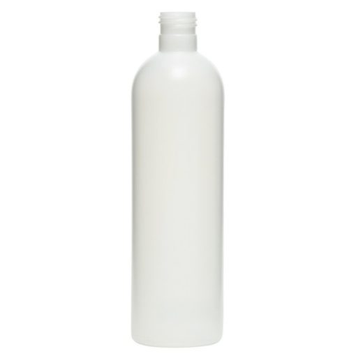 4 oz White HDPE Plastic Bullet Bottle White Lotion Pump