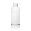 2 oz PET Plastic White Boston Round Bottle