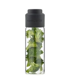 airtight glass jar with cannabis