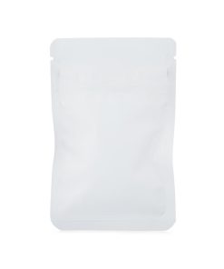 1 Gram Matte White Child-Resistant Mylar Bags