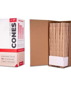 109mm Pre-Rolled Cones - Unrefined Brown Custom Cones