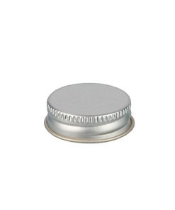 33-400 Silver Metal Screw Cap With Plastisol Liner