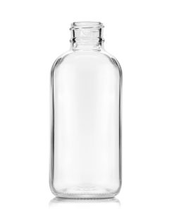 4 oz. Clear Glass Bottle (24-400 Neck Size)