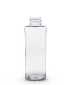 4 oz PET Clear Cylinder Bottle with 24-410 Neck Finish