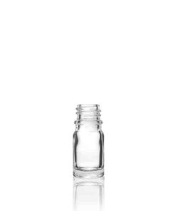 5 ml Euro Round Glass Bottle With 18-DIN Neck Finish
