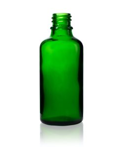 50 ml Euro Round Glass Bottle with 18-DIN Neck Finish(264 bottles per case.)