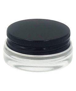 7ml black alminum lid concentrate container