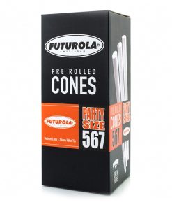 FUTUROLA Party Size Pre-Rolled Cones 140mm - Classic White Paper