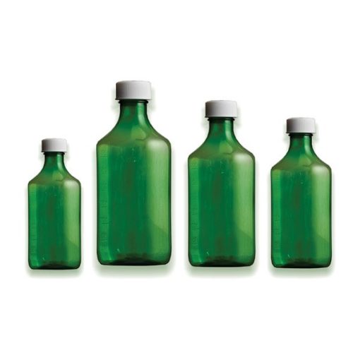 Liquid Medicine Bottles Green Wholesale