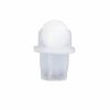 Natural Color PP Holder with PP Roller Ball for 10ml Glass Roll-On Bottle