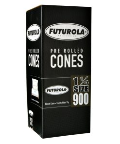 FUTUROLA Pre-Rolled Cones - 84mm - Classic White Paper