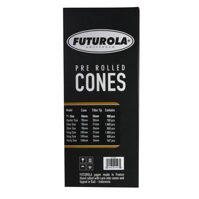 FUTUROLA Pre-Rolled Cones 84mm - Dutch Brown Paper