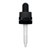 0.5 oz Black Child Resistant with Tamper Evident Seal Plastic Pipette Graduated Dropper (18-400)