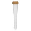 102mm Opaque White Conical Tube w/ CR Gold Screw Top