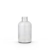 4 oz Clear PET Plastic Boston Round Bottle – 24-400 Neck
