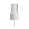 White PP 24-410 Ribbed Skirt Fine Mist Fingertip Sprayer: 175mm DipTube & Clear Overcap