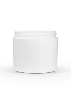 4 oz (120 gram) White Polypropylene Double Wall Straight Sided Jar