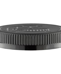 70mm 70-400 Black Child Resistant Cap (Pictorial) w/Foam Liner (3-ply)