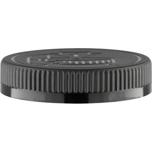 70mm 70-400 Black Child Resistant Cap (Pictorial) w/Foam Liner (3-ply)