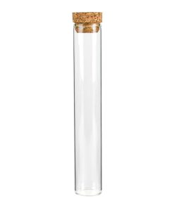 130mm Glass Pre-Roll Tubes with Cork – Standard Width