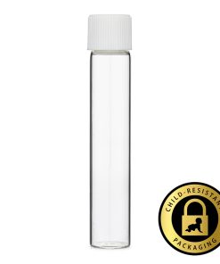 White Cap Child Resistant Pre-Roll Tubes 120mm