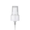 White 24-410 Smooth Skirt Dispensing Treatment Pump with Clear Cap and 178mm Dip Tube